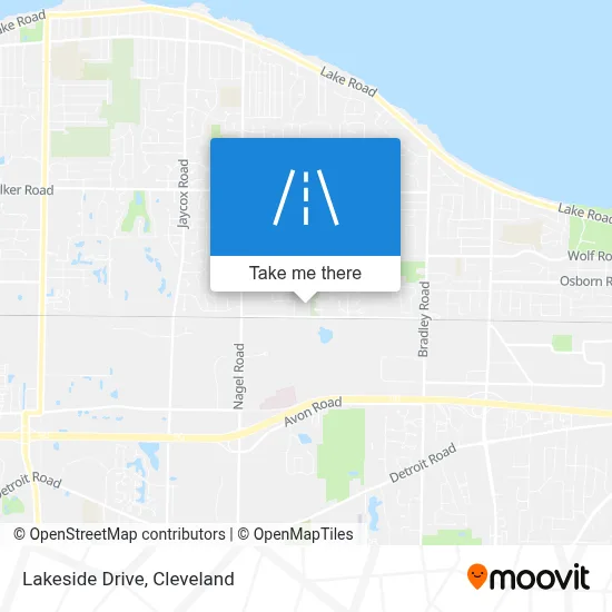 Lakeside Drive map