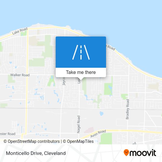 Mapa de Monticello Drive