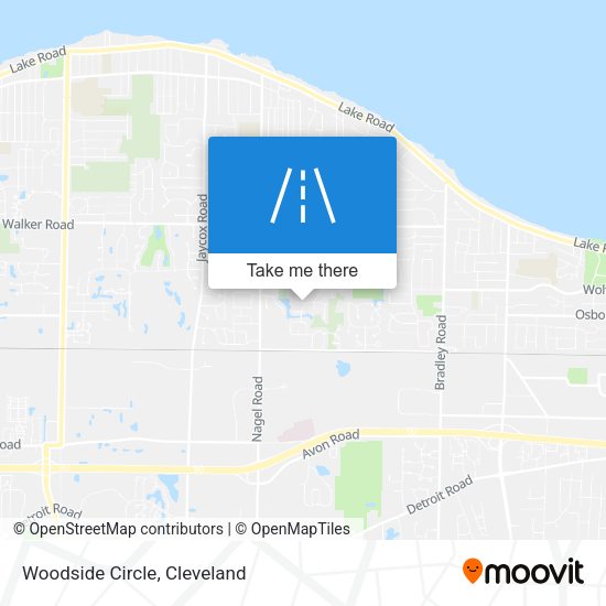 Mapa de Woodside Circle