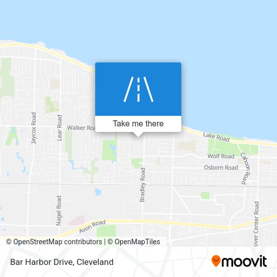 Mapa de Bar Harbor Drive