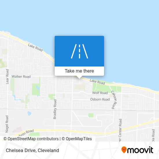 Chelsea Drive map