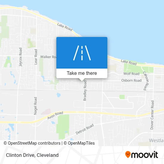 Clinton Drive map