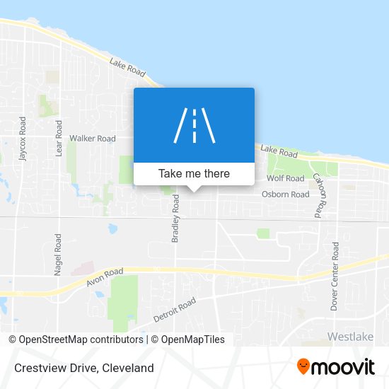Mapa de Crestview Drive