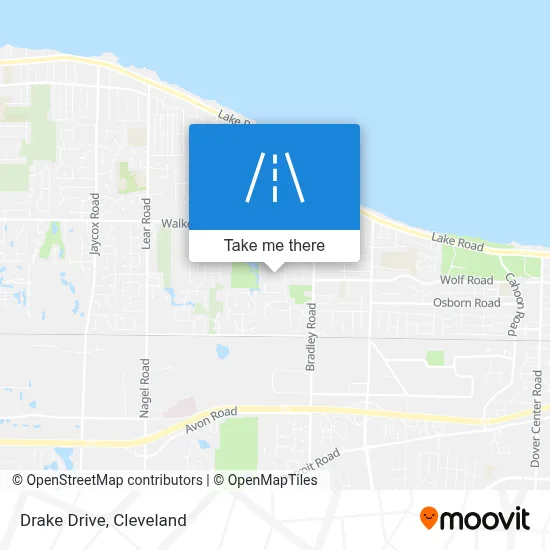 Drake Drive map