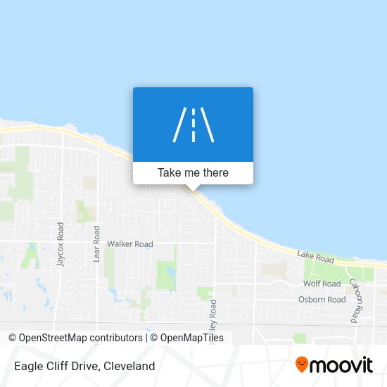 Mapa de Eagle Cliff Drive