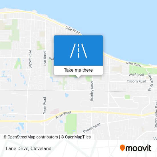 Mapa de Lane Drive