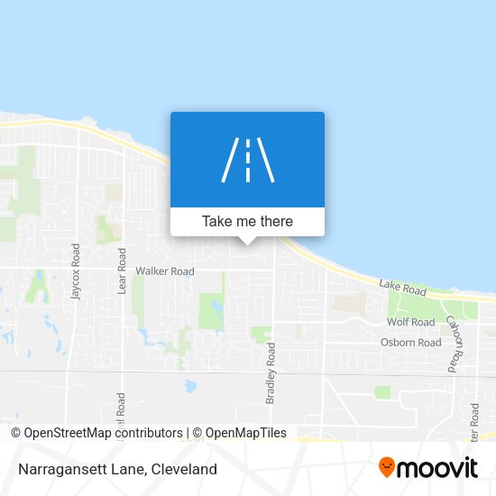 Mapa de Narragansett Lane