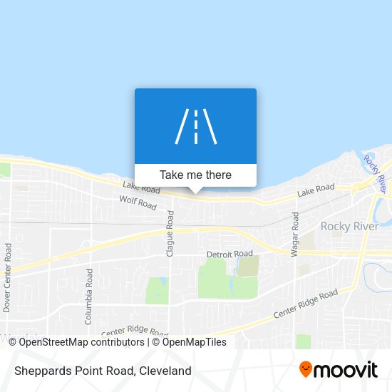 Sheppards Point Road map