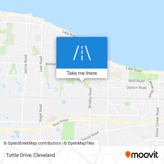 Tuttle Drive map