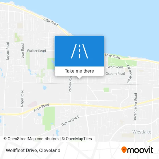 Wellfleet Drive map