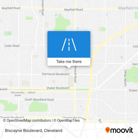 Biscayne Boulevard map