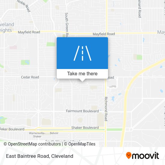 Mapa de East Baintree Road