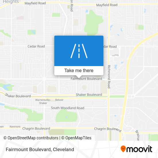 Mapa de Fairmount Boulevard