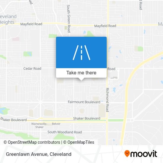 Mapa de Greenlawn Avenue