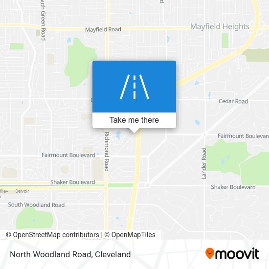 Mapa de North Woodland Road