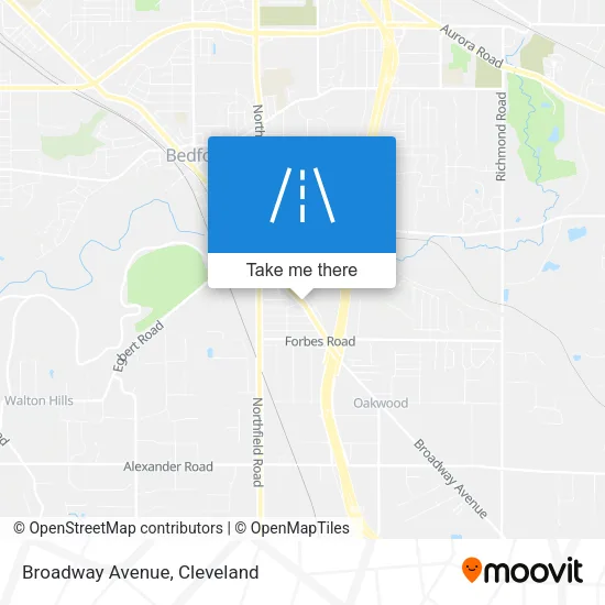 Broadway Avenue map