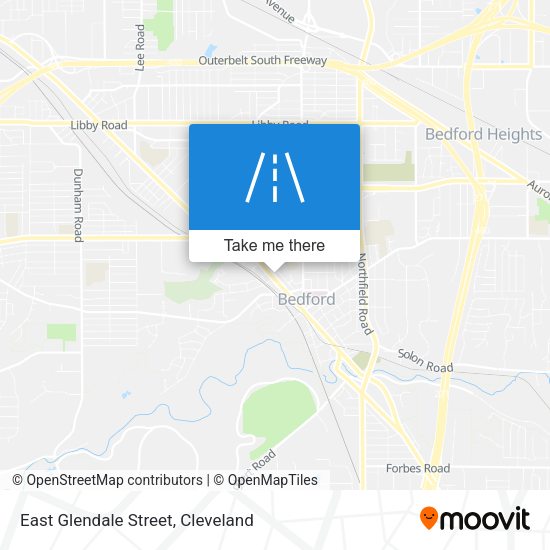 East Glendale Street map