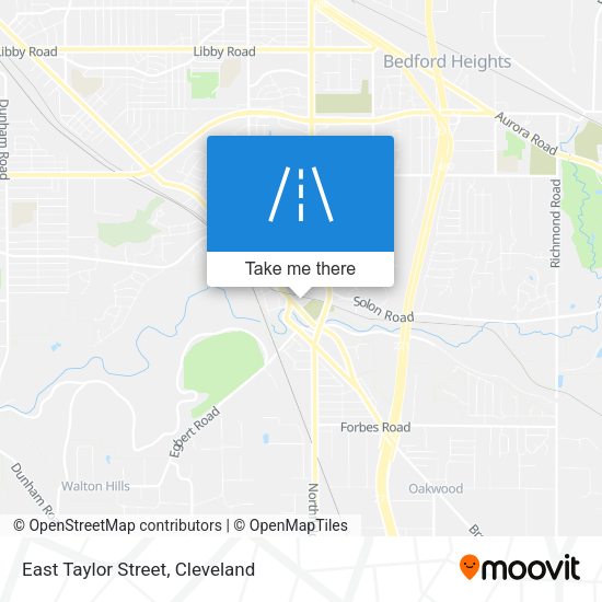 Mapa de East Taylor Street