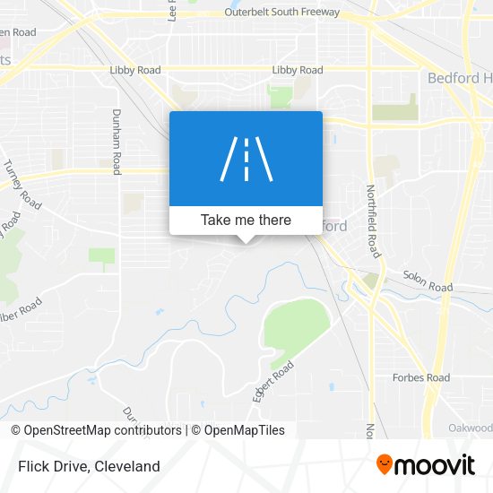Flick Drive map
