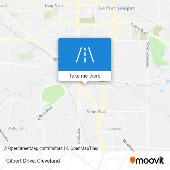Mapa de Gilbert Drive
