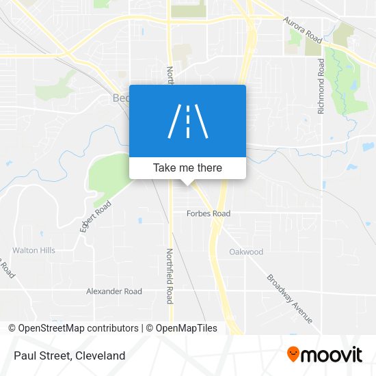 Paul Street map