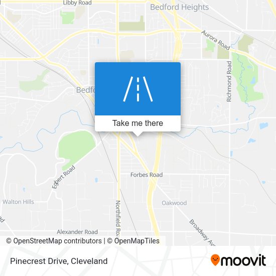 Mapa de Pinecrest Drive