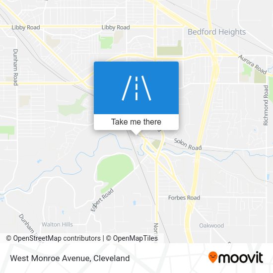 Mapa de West Monroe Avenue