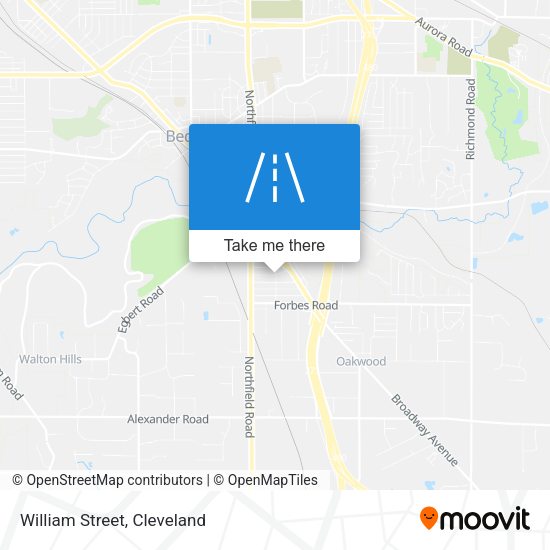Mapa de William Street