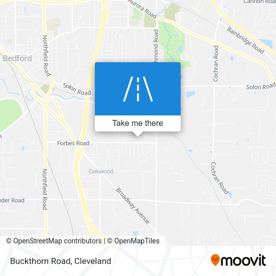 Mapa de Buckthorn Road
