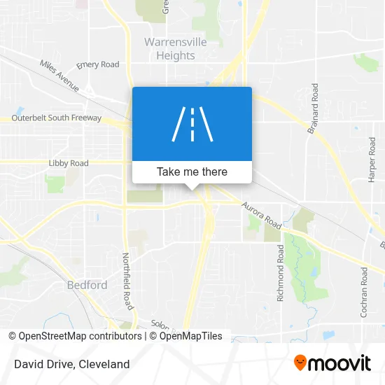 David Drive map