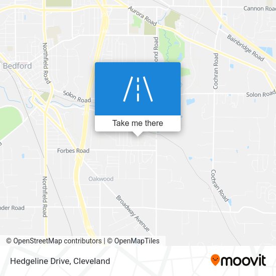 Mapa de Hedgeline Drive