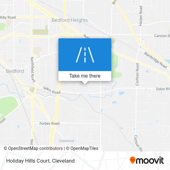 Mapa de Holiday Hills Court