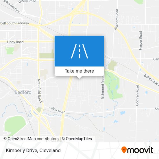 Mapa de Kimberly Drive