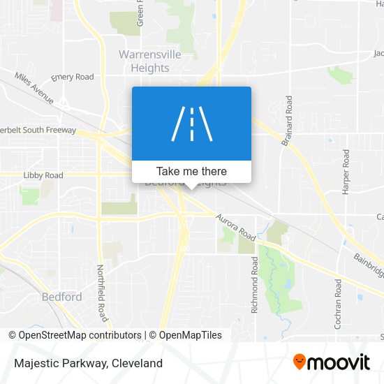 Mapa de Majestic Parkway