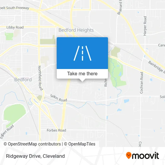 Ridgeway Drive map