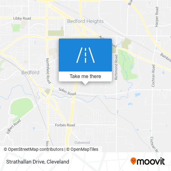 Strathallan Drive map