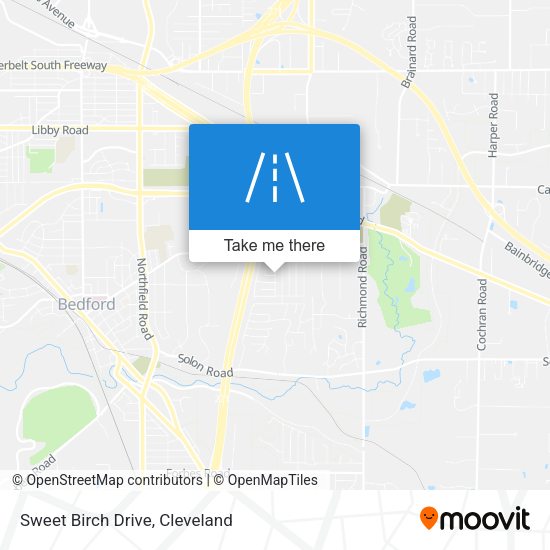 Sweet Birch Drive map
