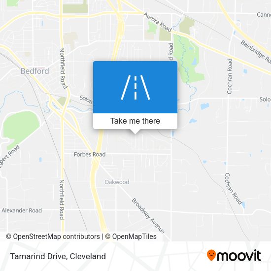 Mapa de Tamarind Drive