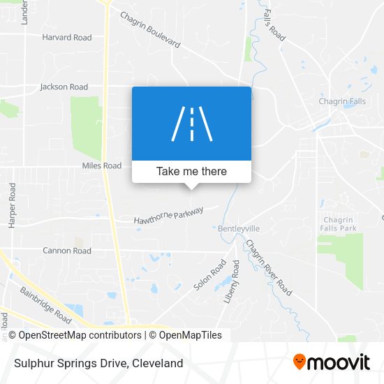 Sulphur Springs Drive map
