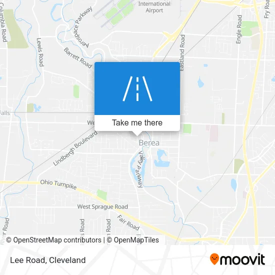 Mapa de Lee Road