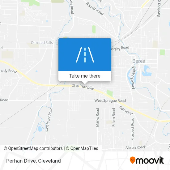 Perhan Drive map