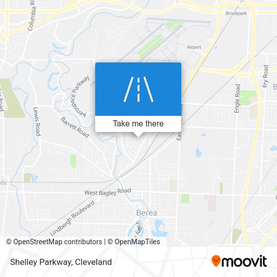 Mapa de Shelley Parkway