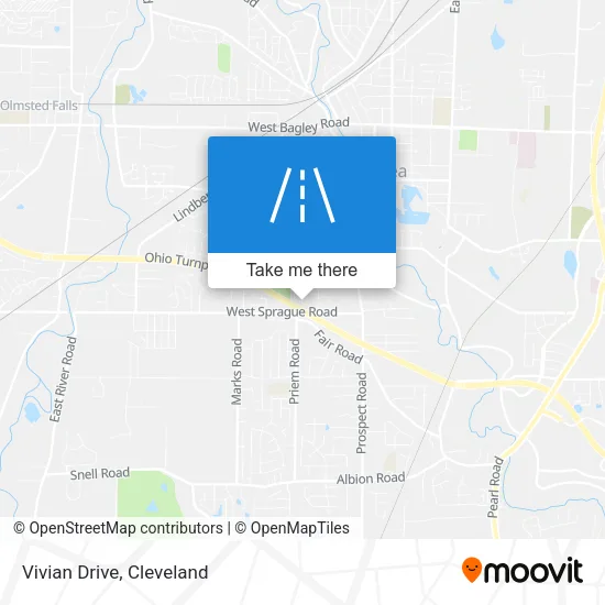 Vivian Drive map