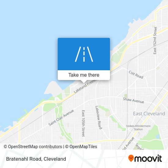 Mapa de Bratenahl Road