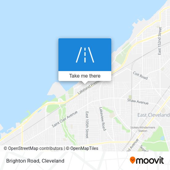 Mapa de Brighton Road
