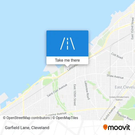 Mapa de Garfield Lane