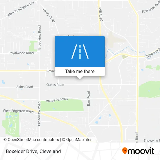 Boxelder Drive map