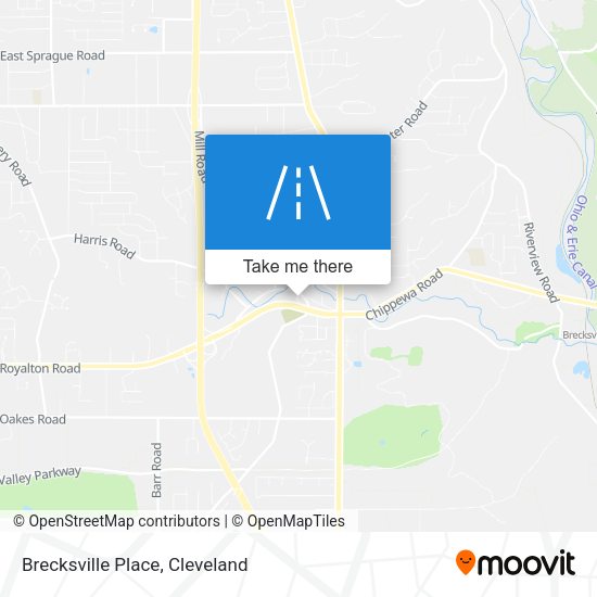 Mapa de Brecksville Place