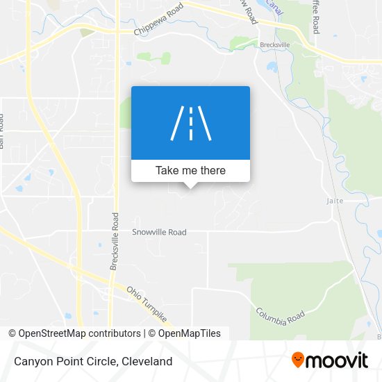 Mapa de Canyon Point Circle