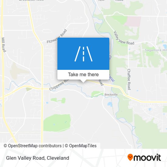 Mapa de Glen Valley Road